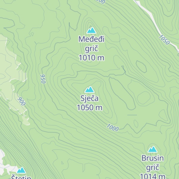 Map of Sječa