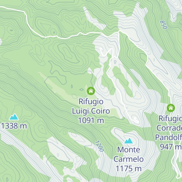 Map of Rifugio Luigi Coiro