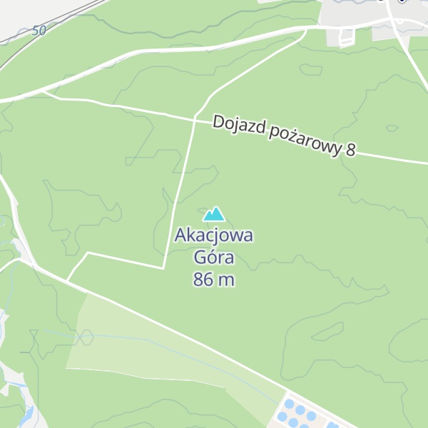 Map of Akacjowa Góra