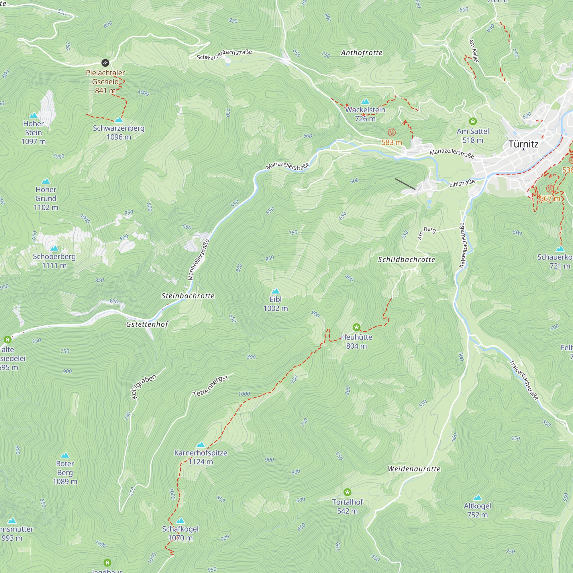 Bergrettung map