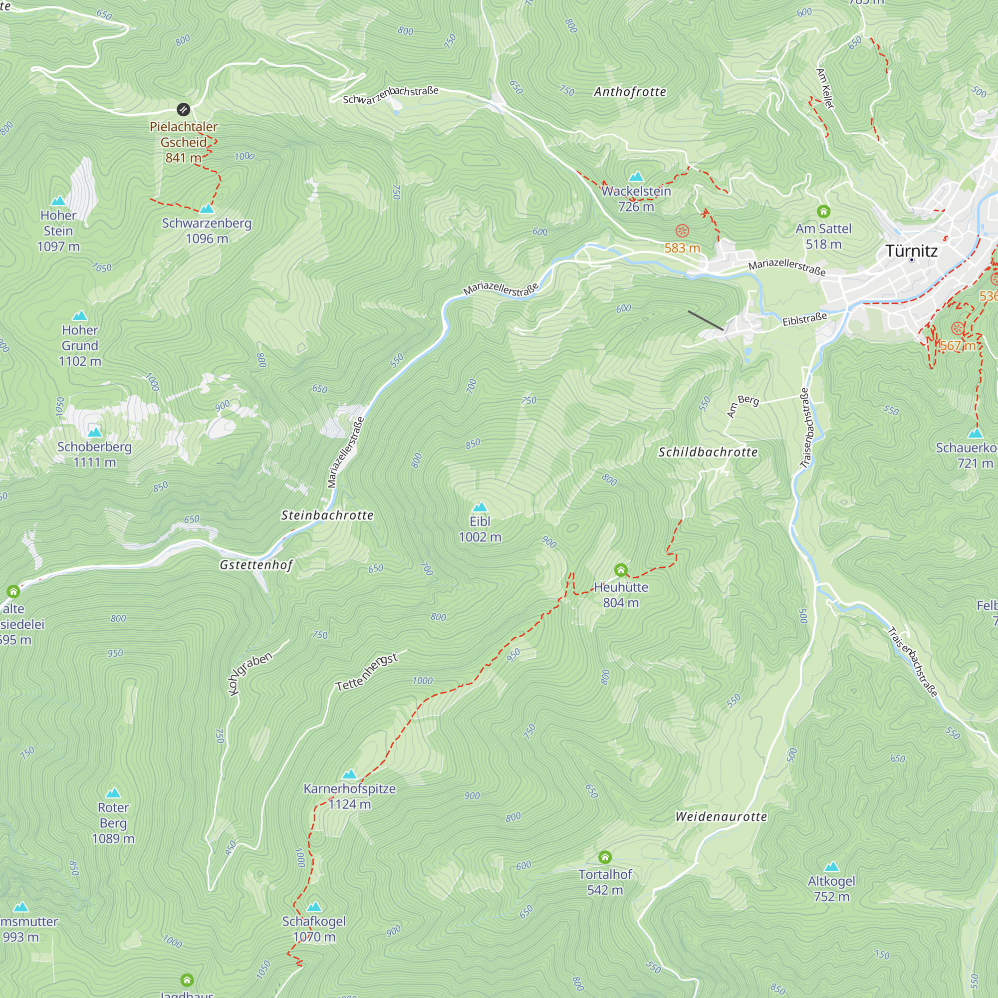 Bergrettung map