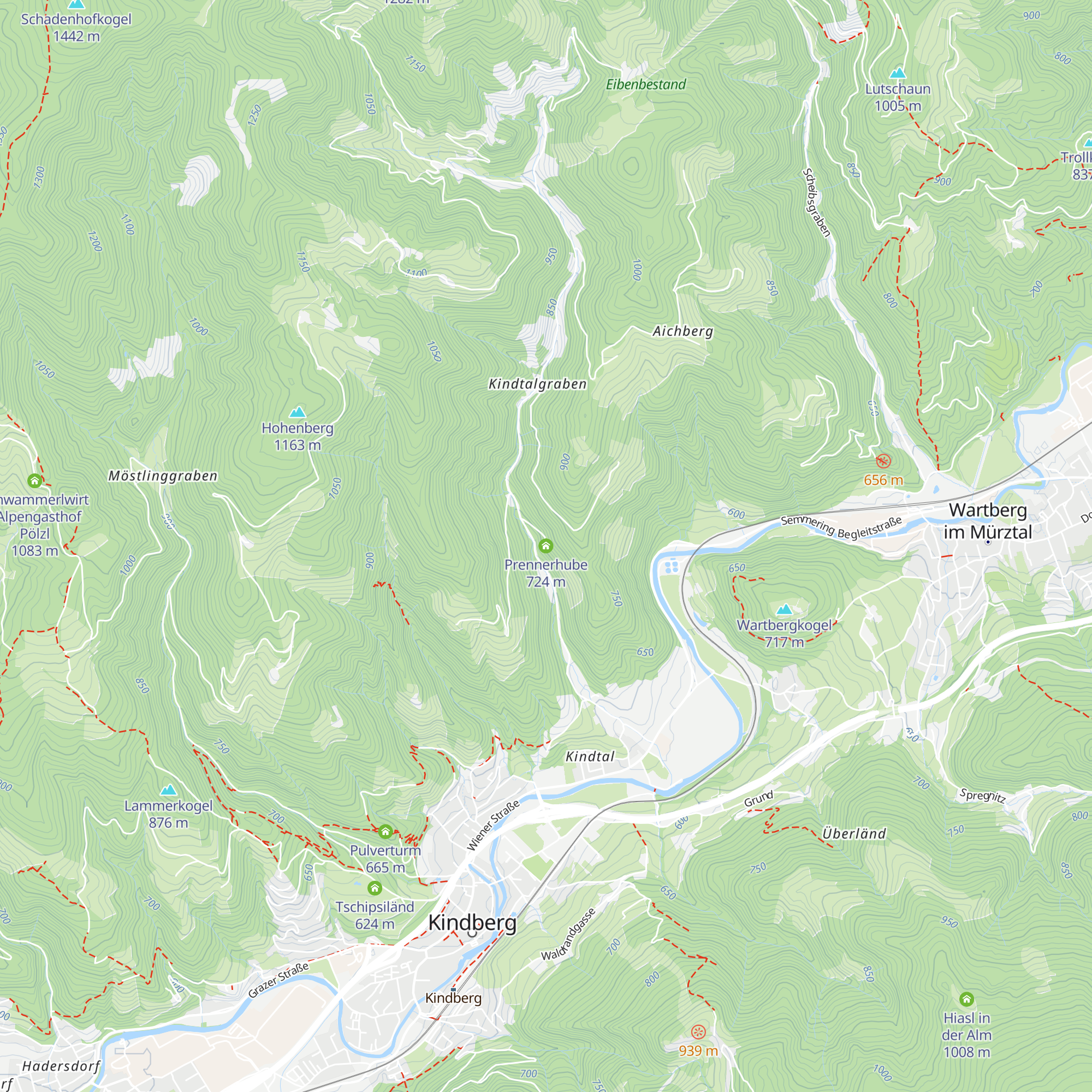 Prennerhube map