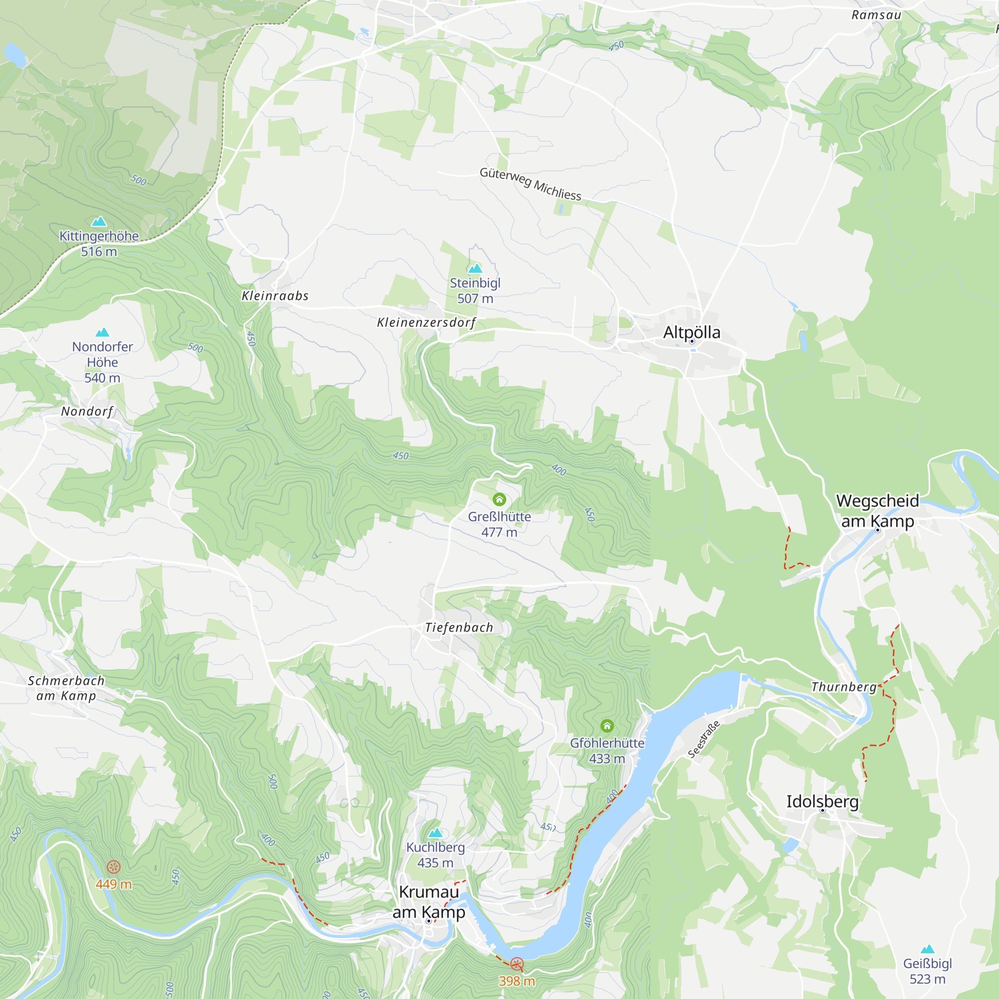 Greßlhütte map