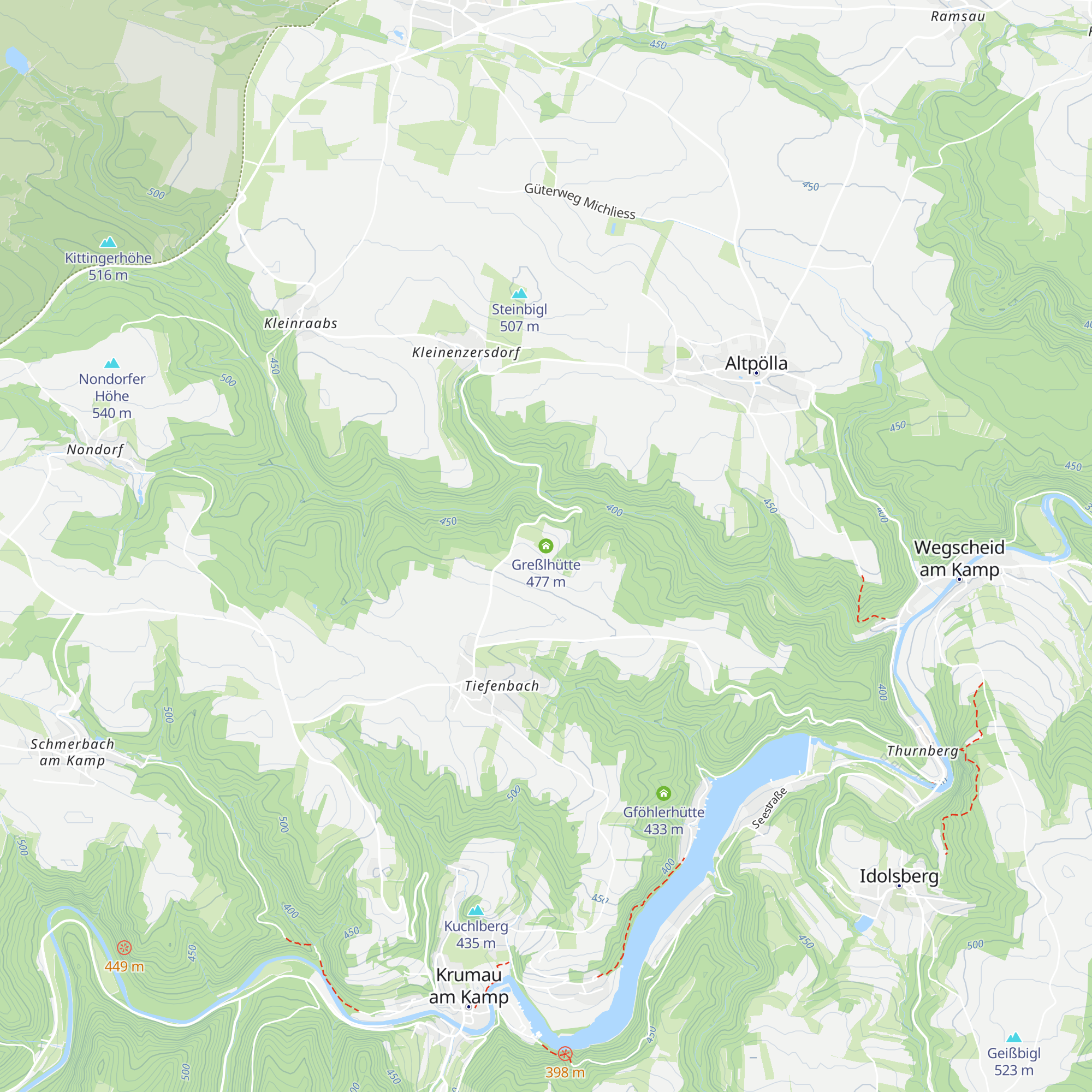 Greßlhütte map