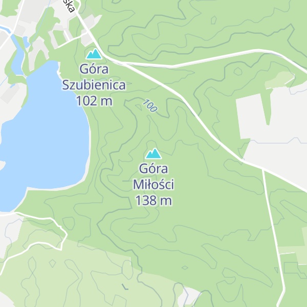 Map of Góra Miłości