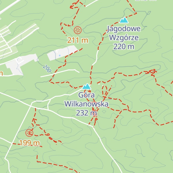 Map of Góra Wilkanowska