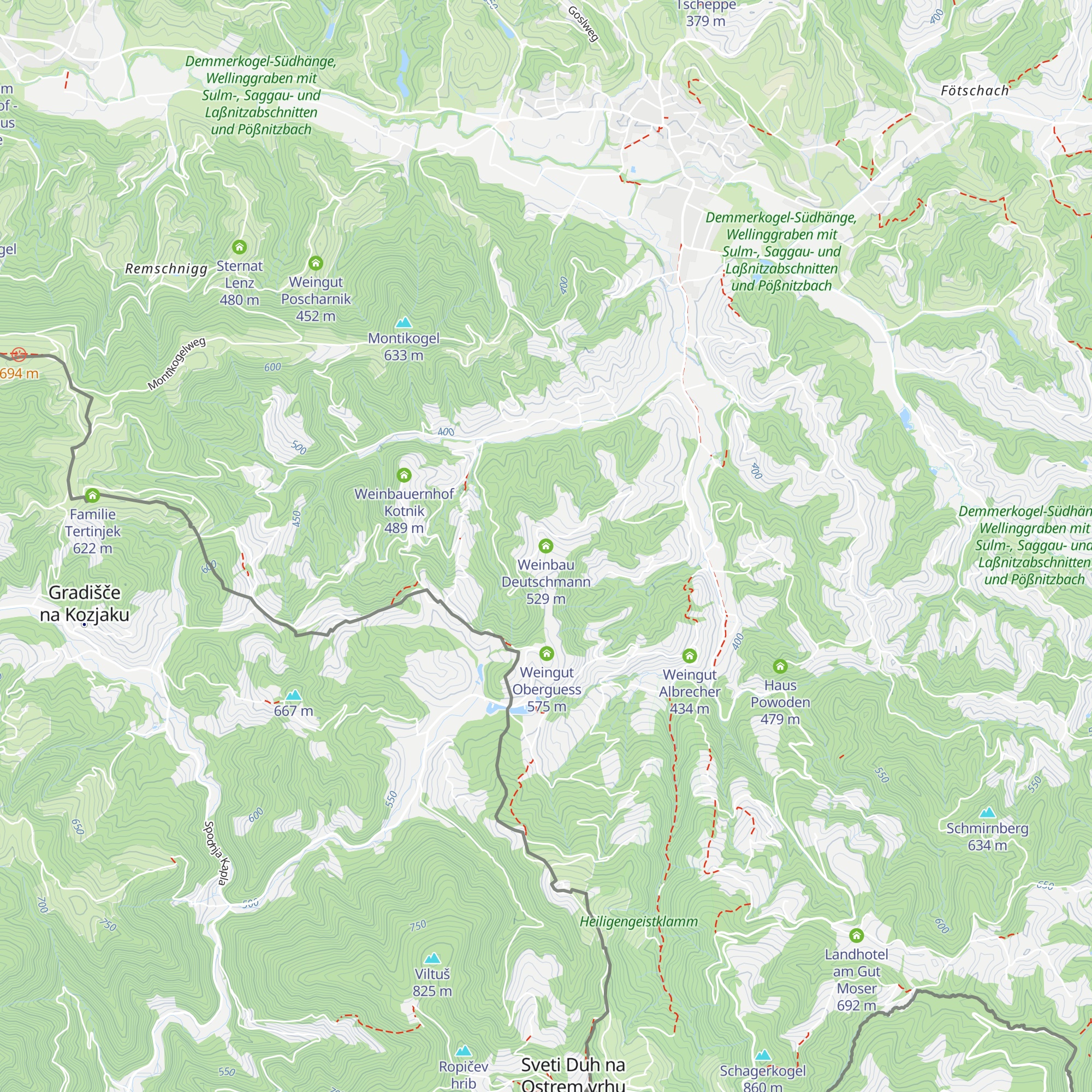 Weinbau Deutschmann map