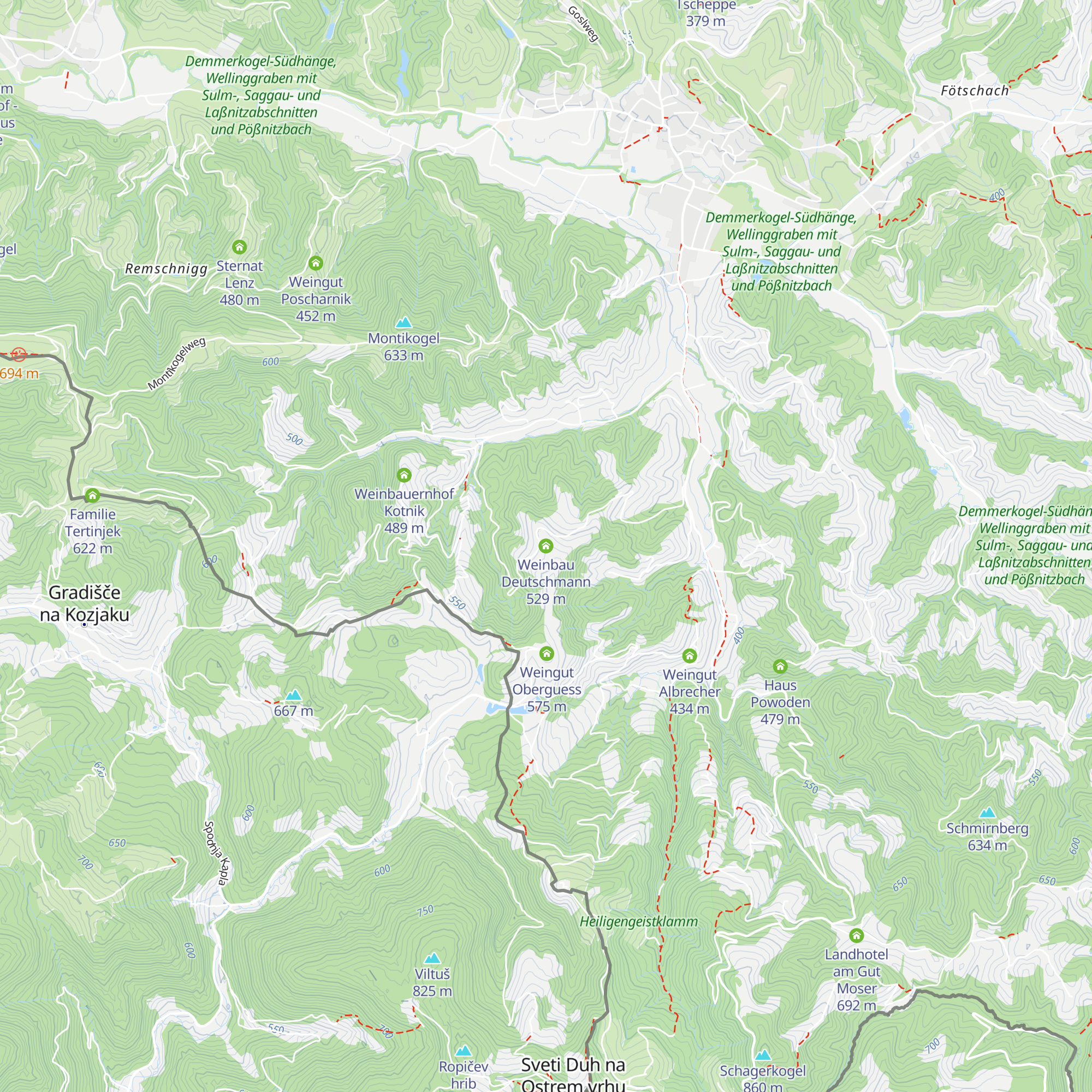Weinbau Deutschmann map