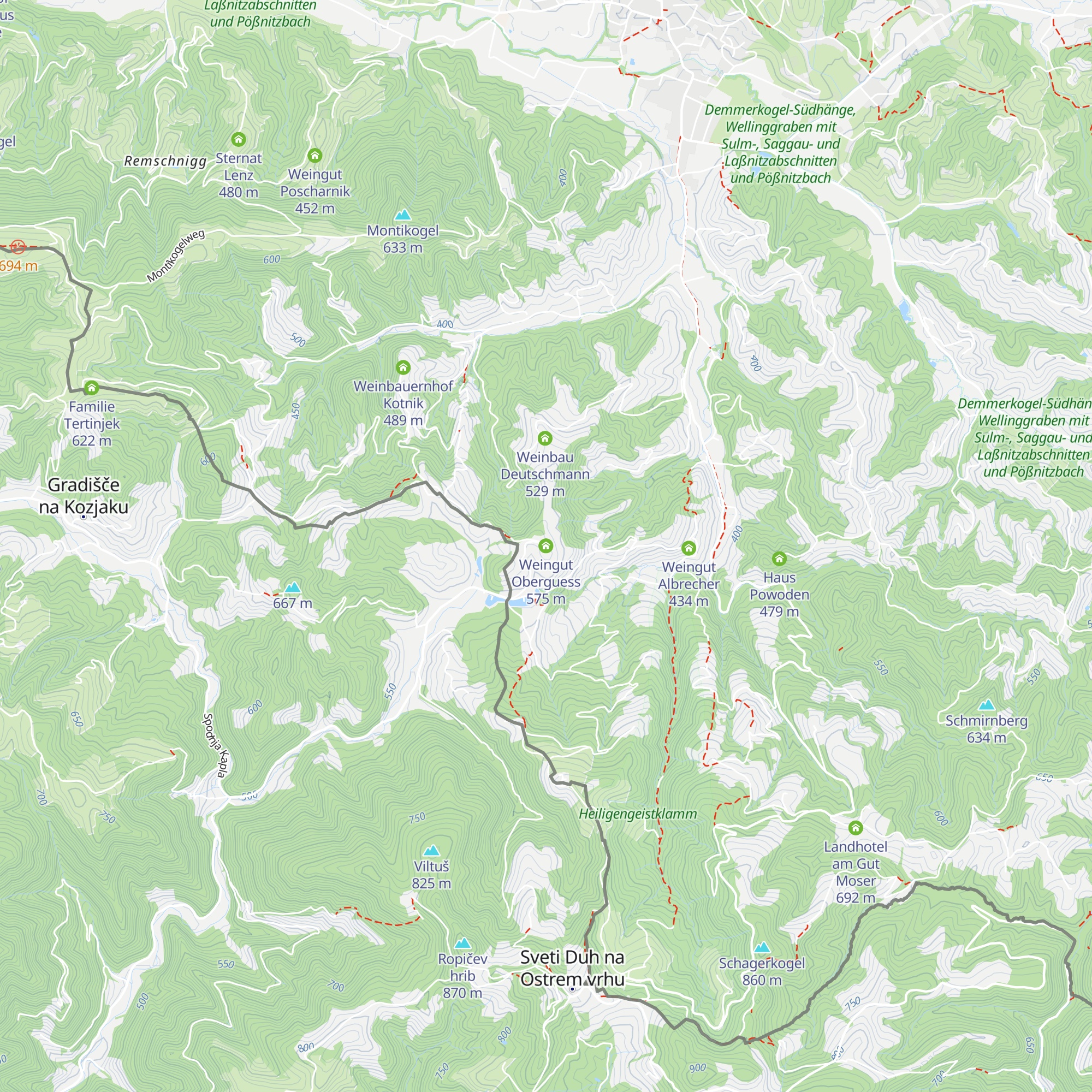 Weingut Oberguess map