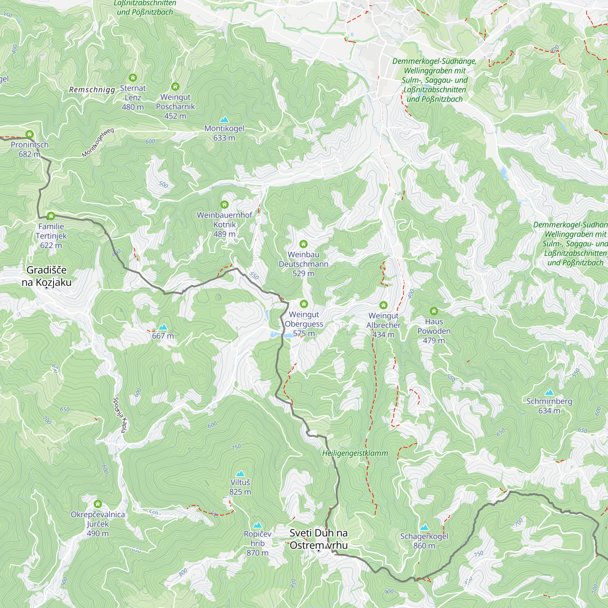 Weingut Oberguess map