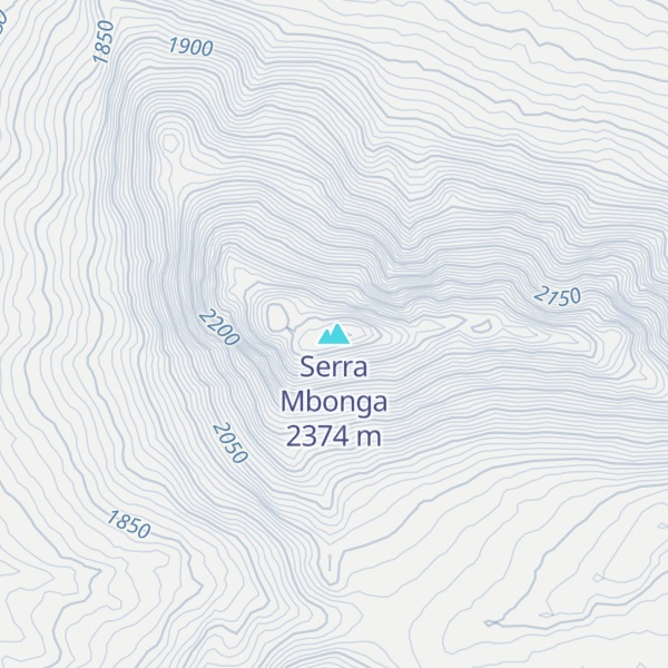 Map of Serra Mbonga