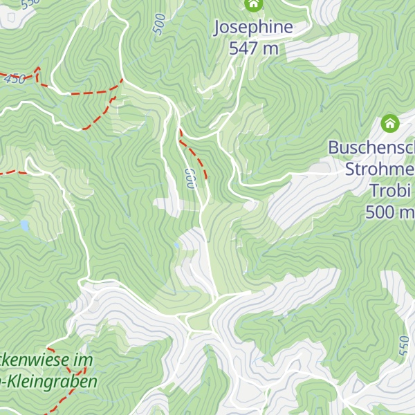 Map of Kreuzberg Hütte