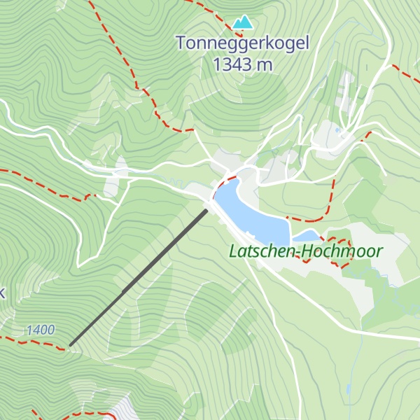 Map of Teichalmlifte