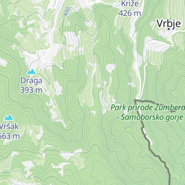 Map of Babina pečina