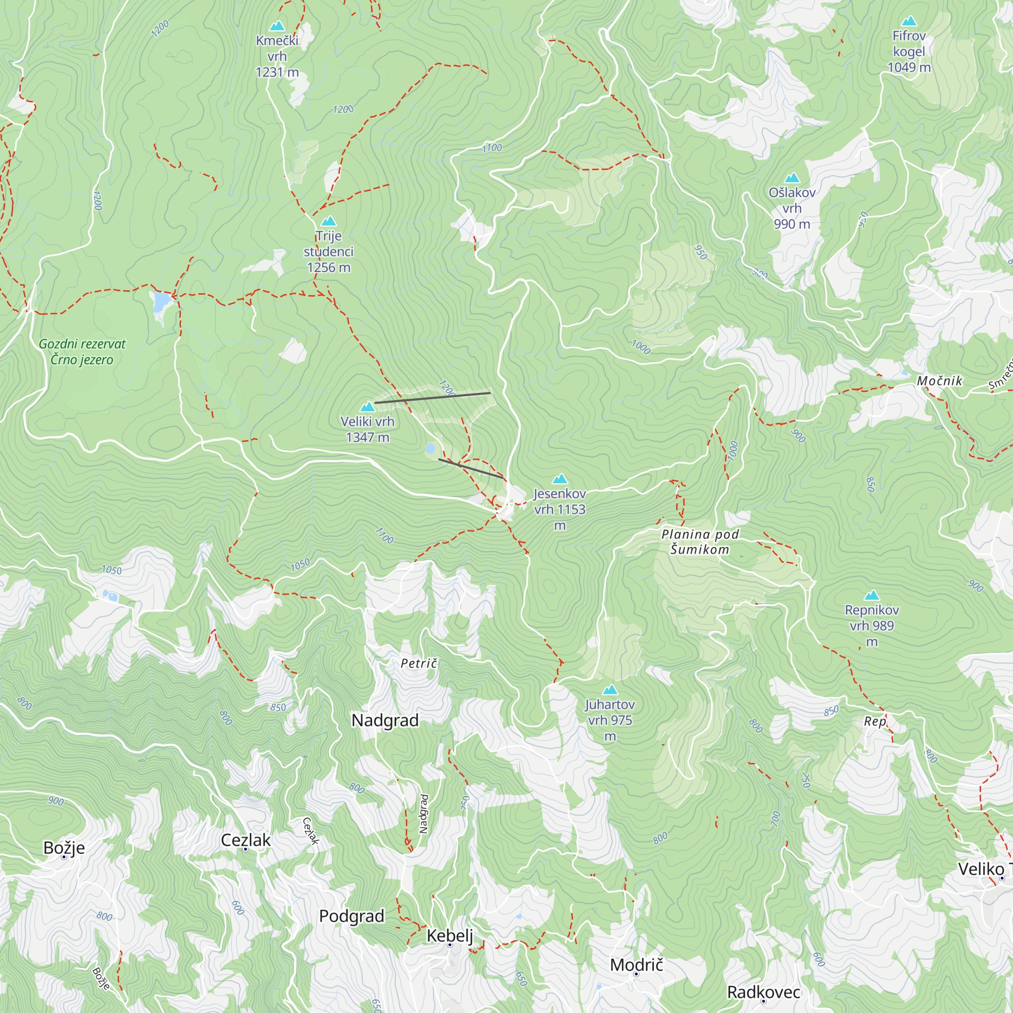 Štuhecov dom map