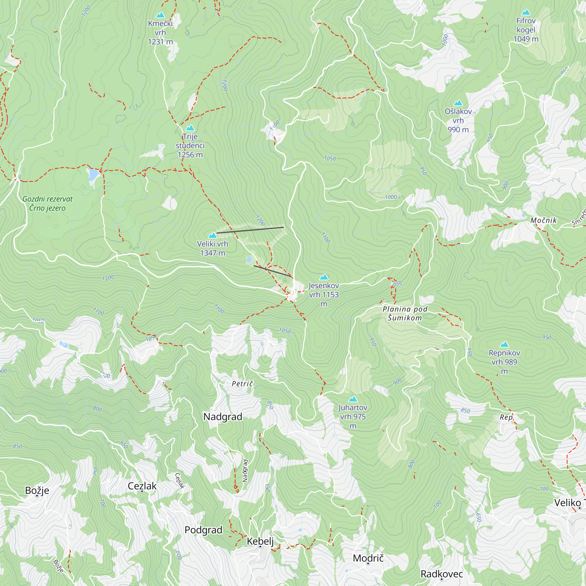 Štuhecov dom map