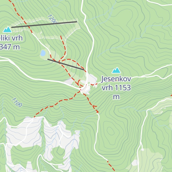 Map of Štuhecov dom