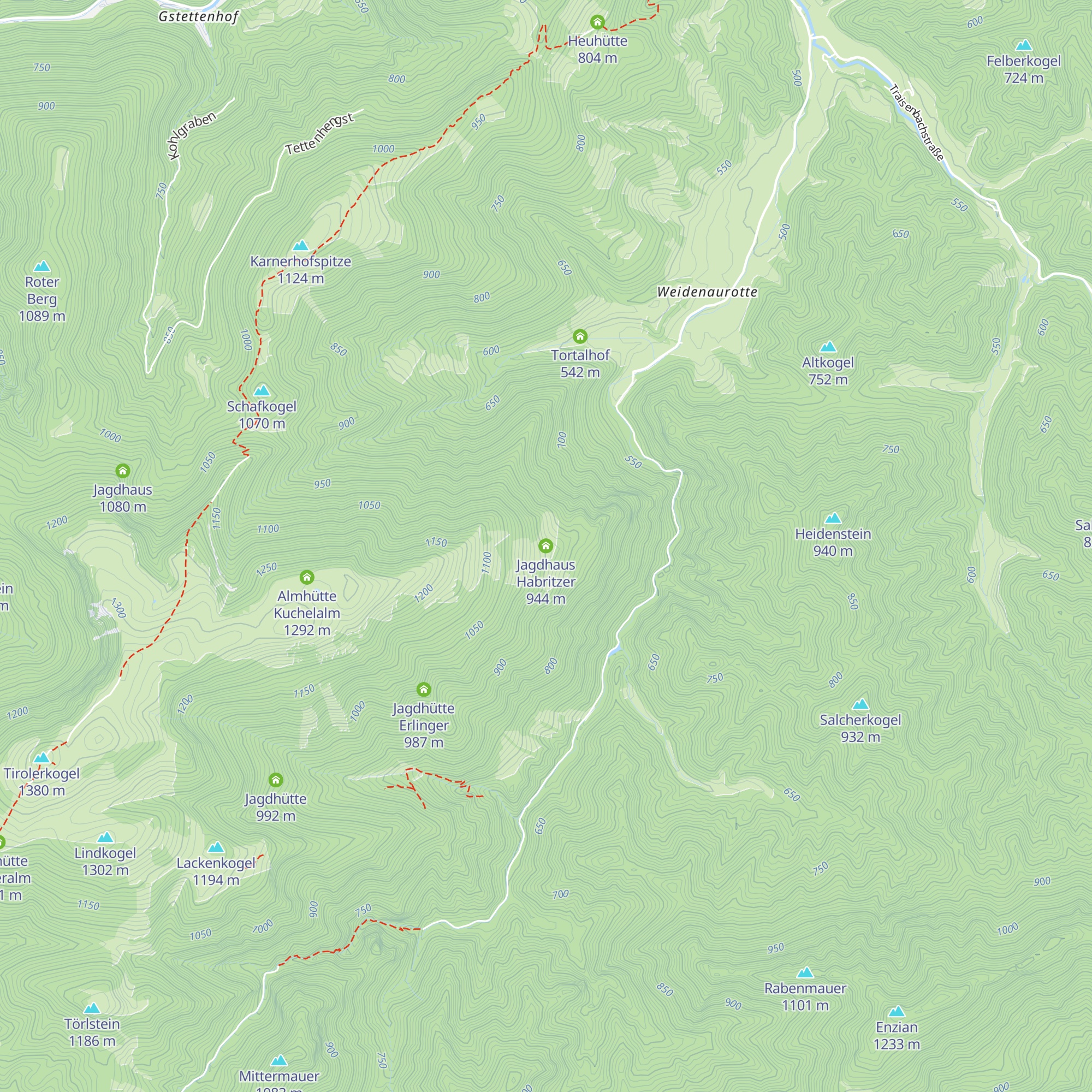 Jagdhaus Habritzer map