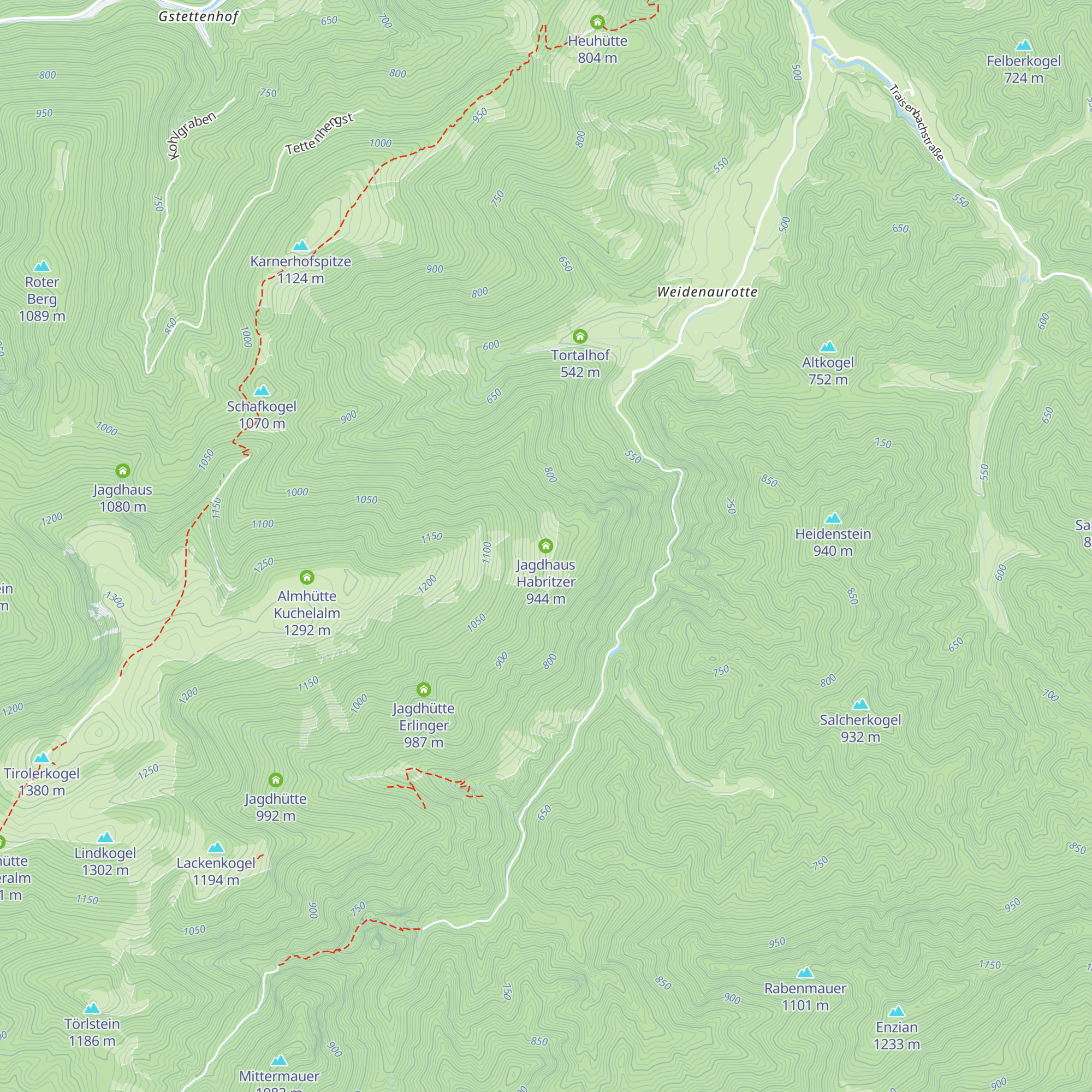 Jagdhaus Habritzer map