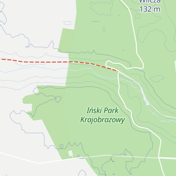 Map of Ińskie Góry