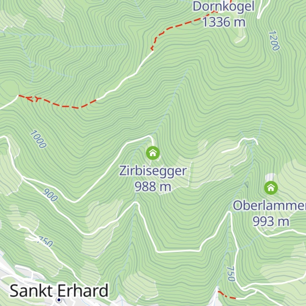Map of Zirbisegger