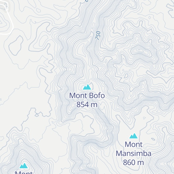 Map of Mont Bofo