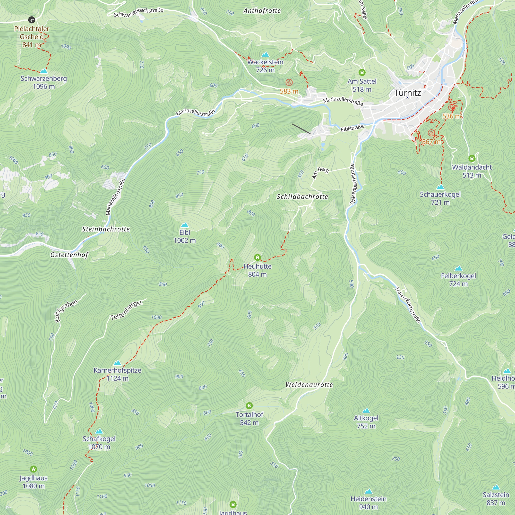 Heuhütte map