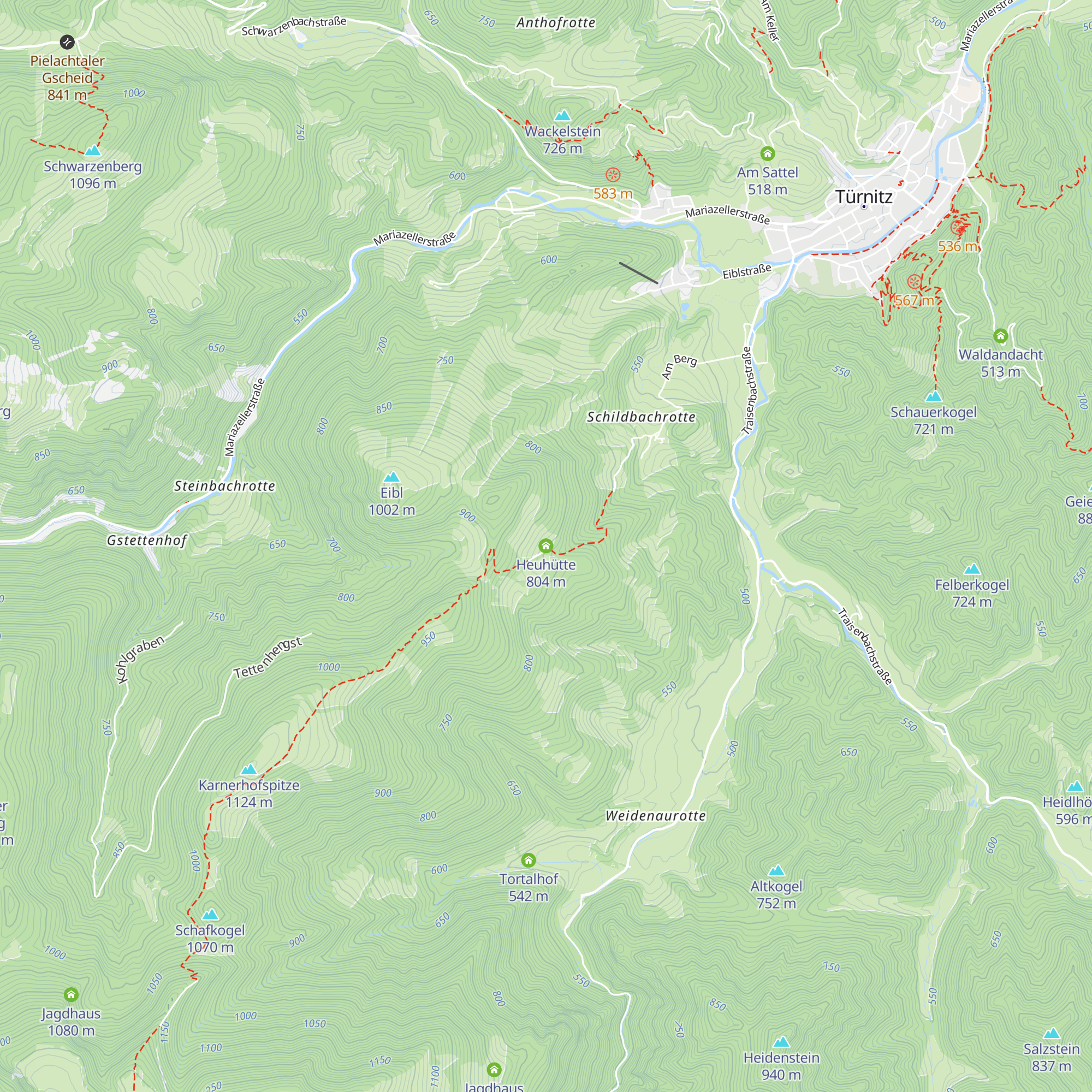 Heuhütte map