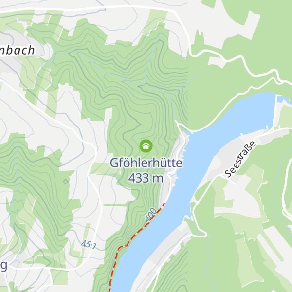 Map of Gföhlerhütte