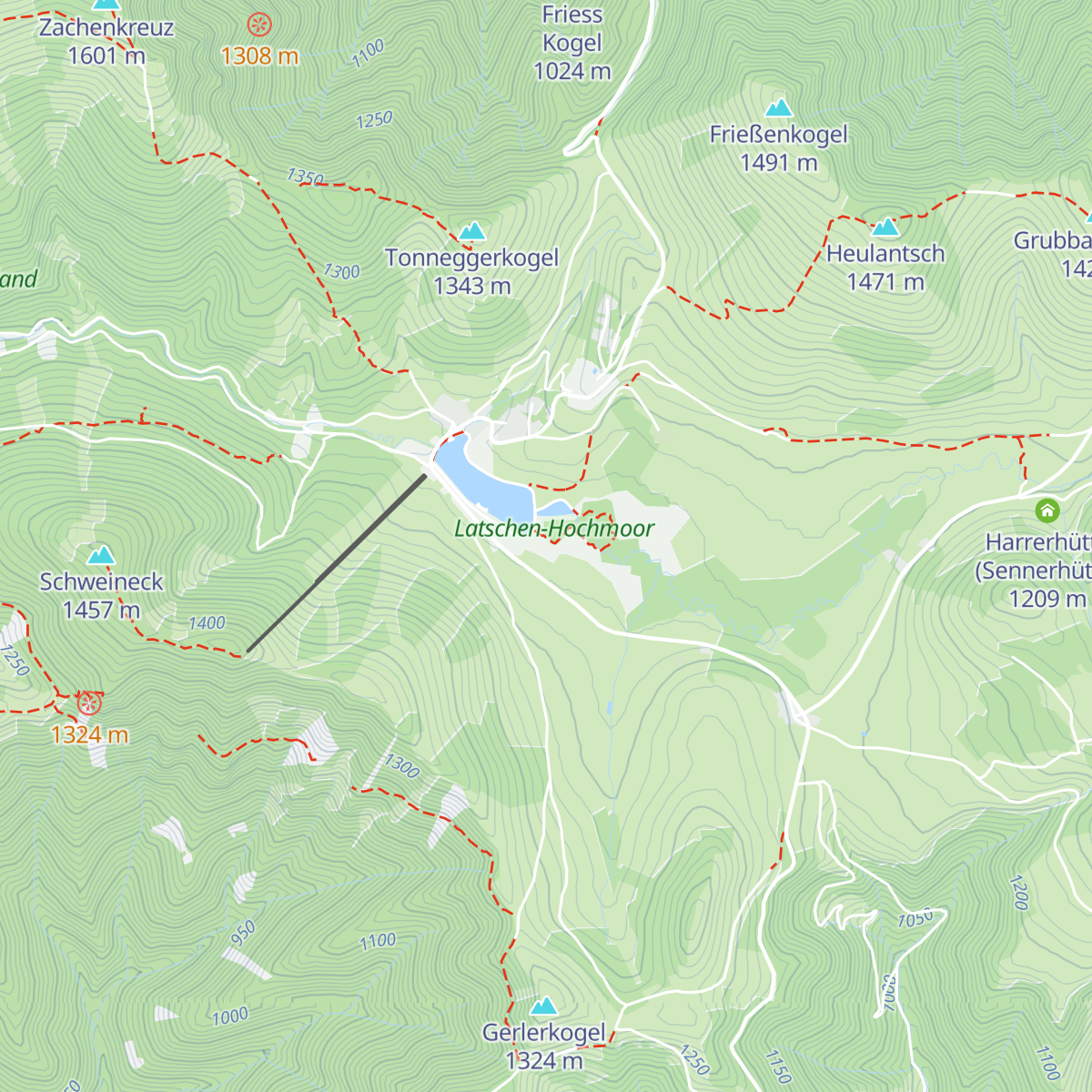 Latschenhütte map