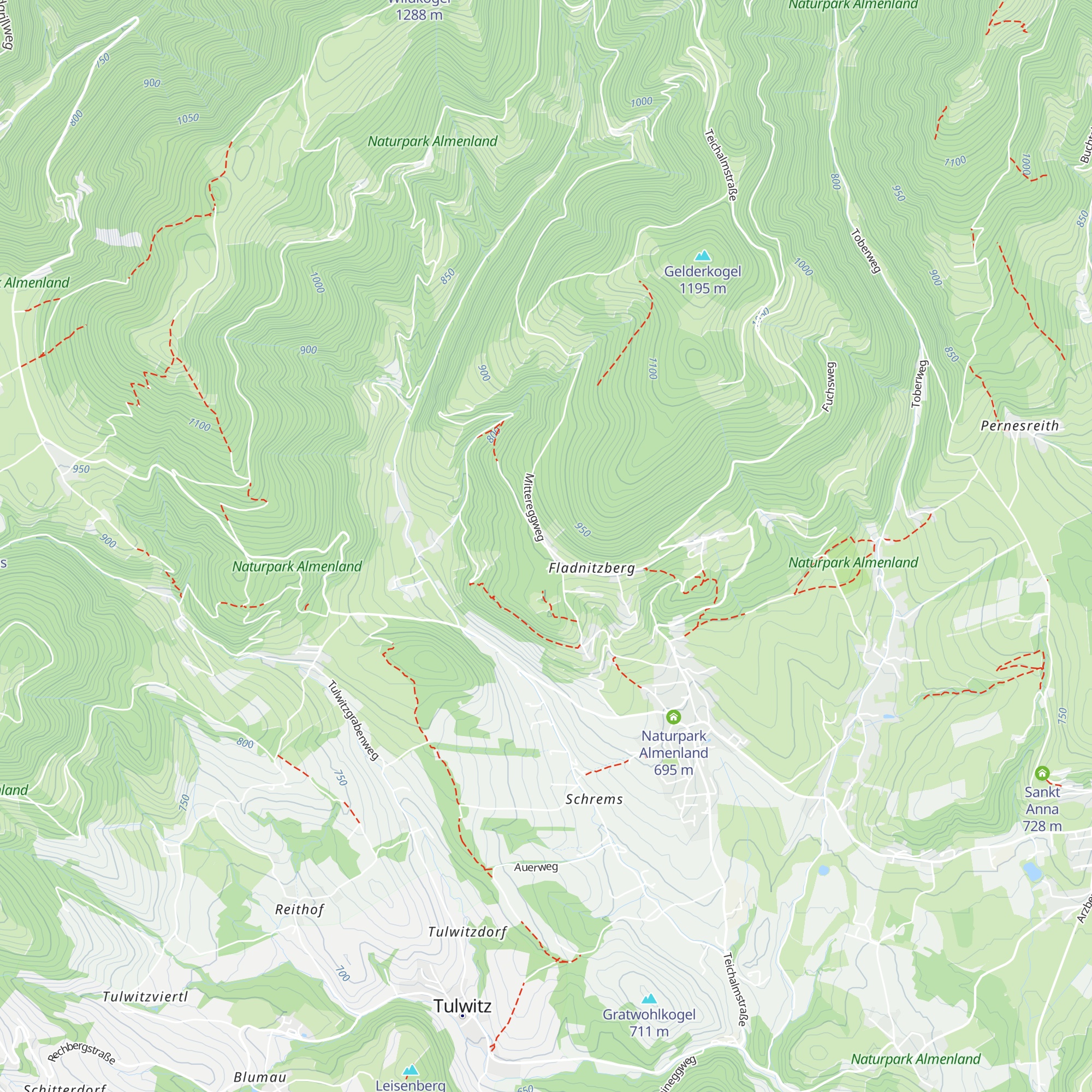 Schönkreuz map