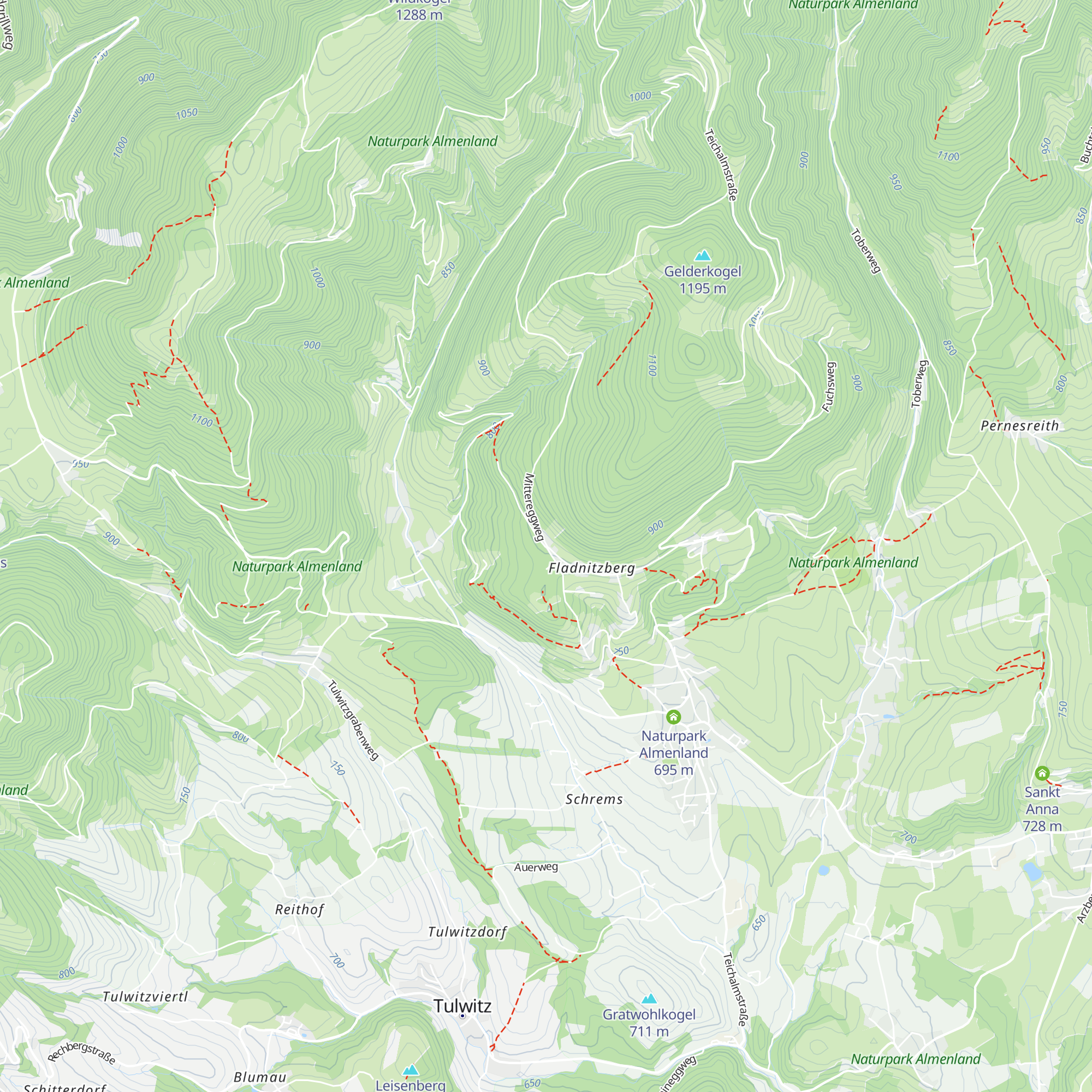 Schönkreuz map