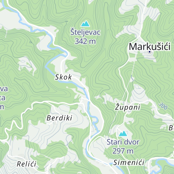 Map of B&B "Podžumberak"