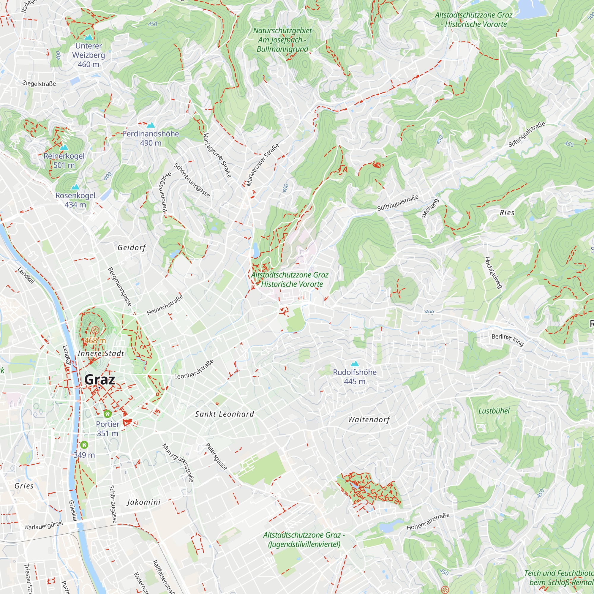 Informationscenter map