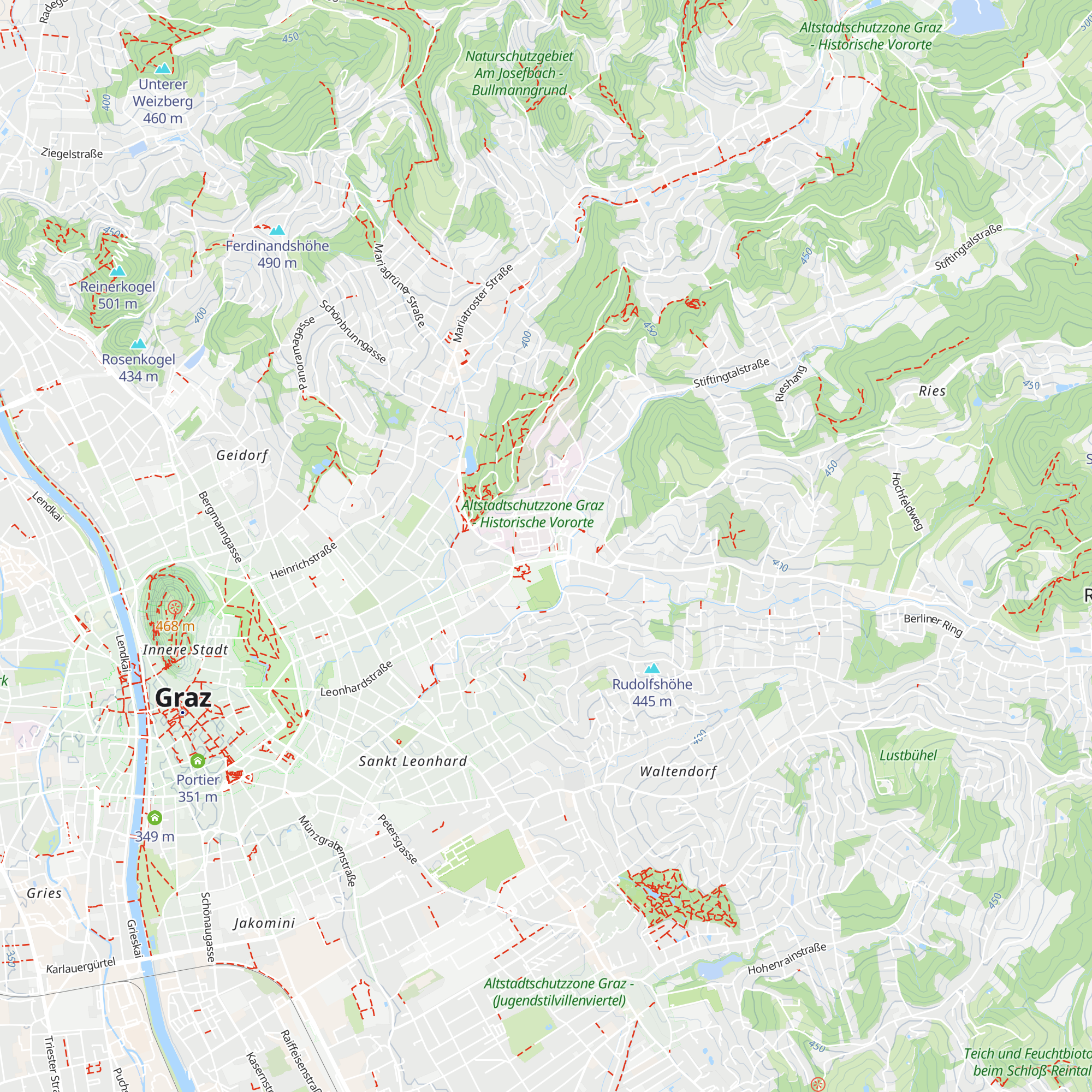 Informationscenter map