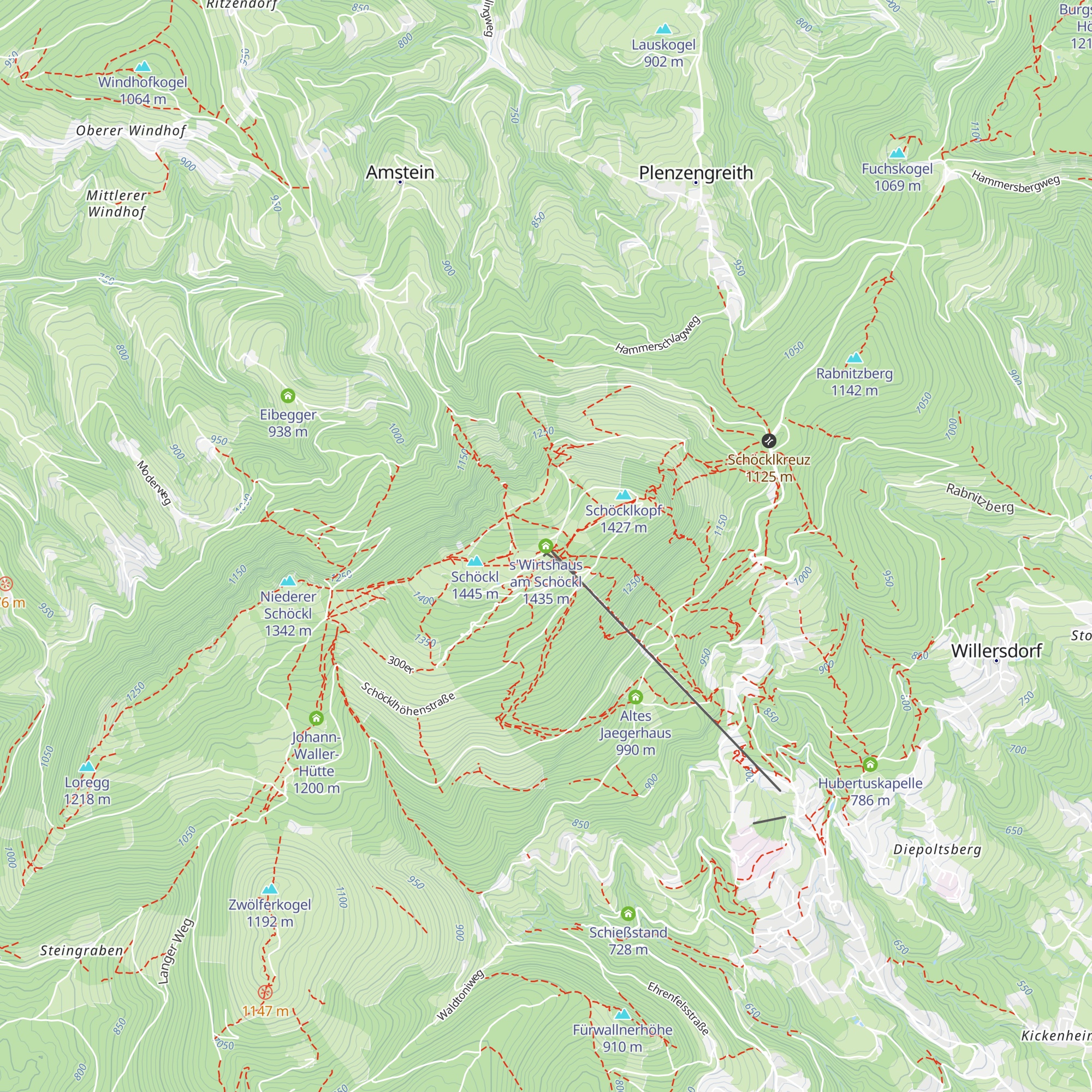 s'Wirtshaus am Schöckl map