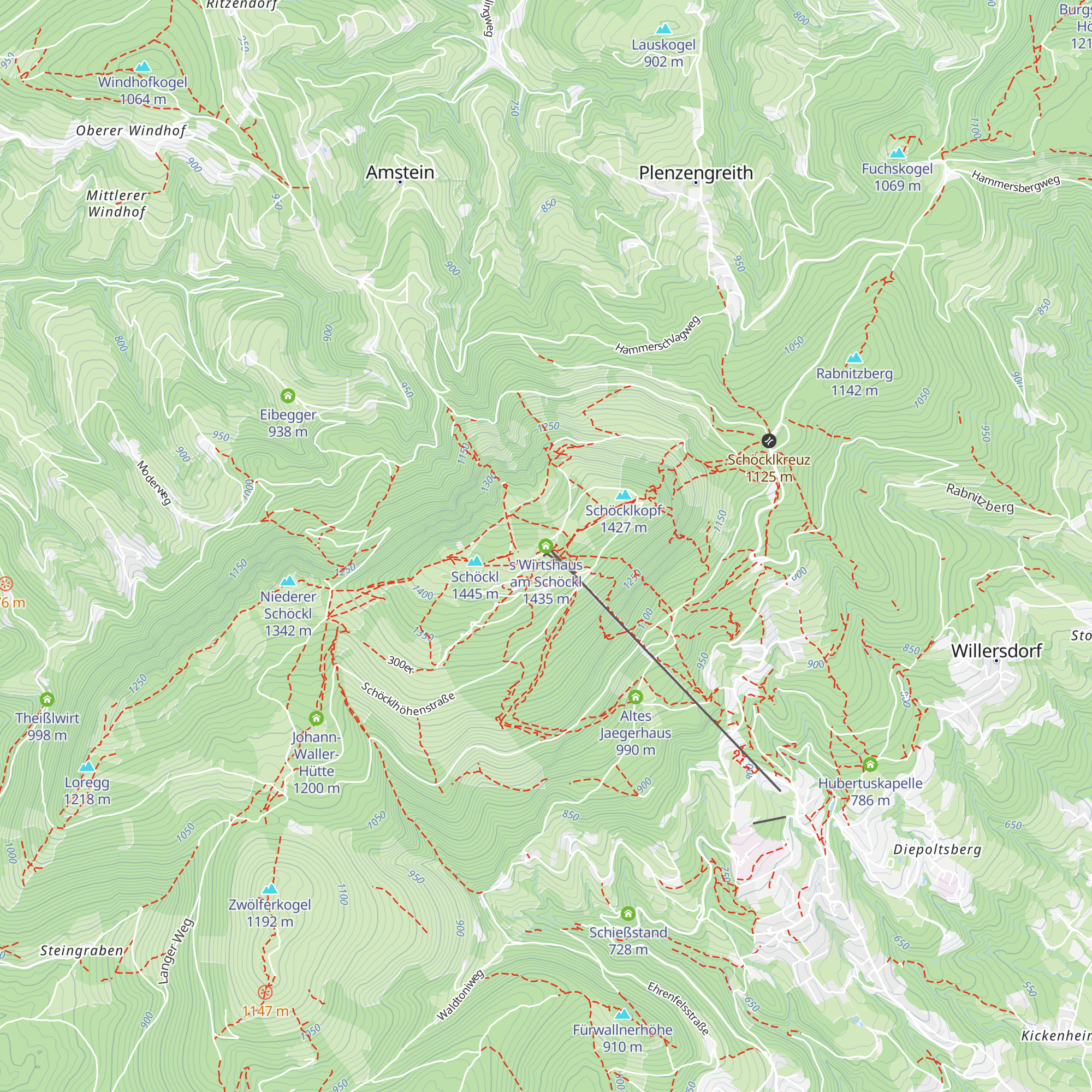 s'Wirtshaus am Schöckl map