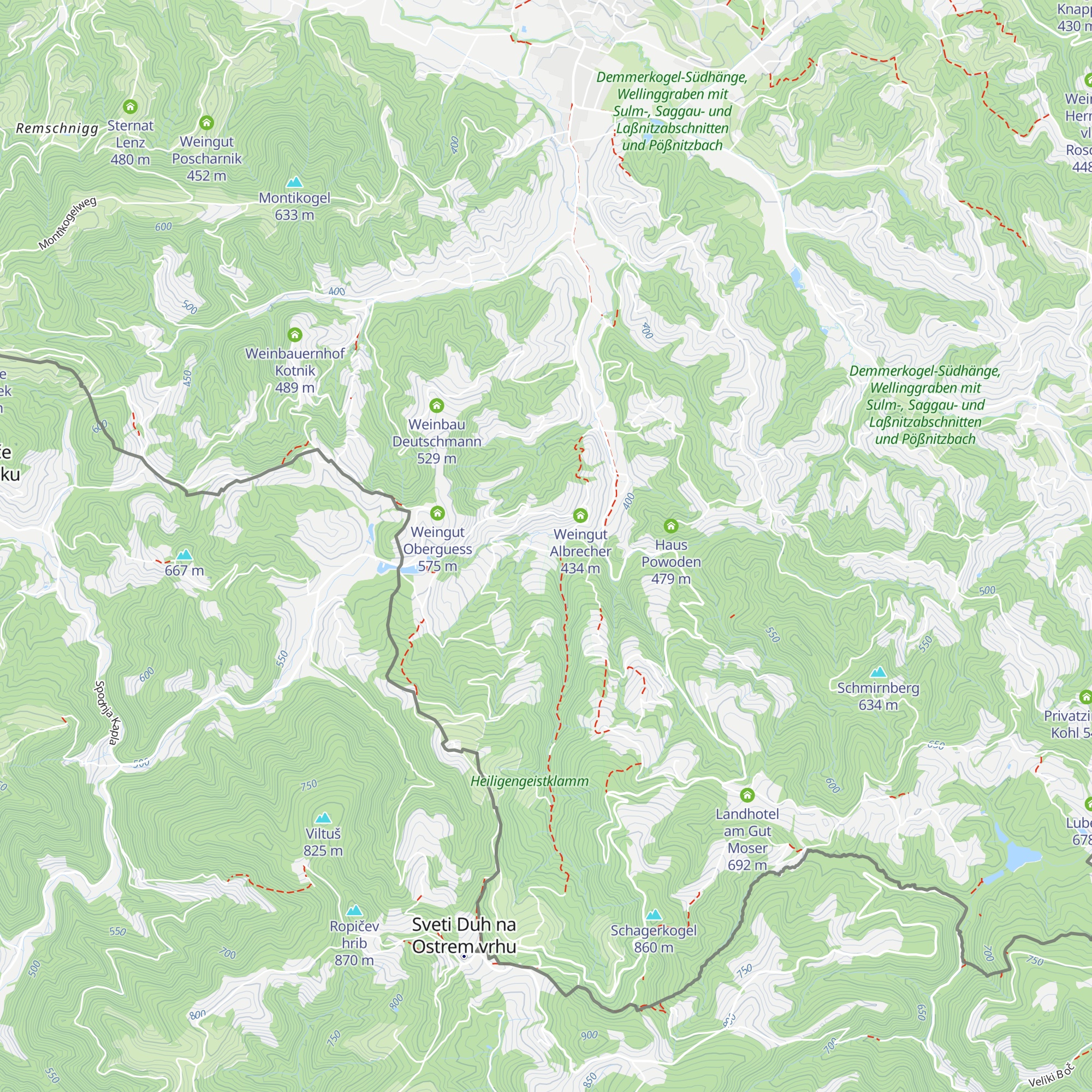 Buschenschank Ruad'l map