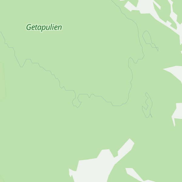 Map of Getapuliens naturreservat