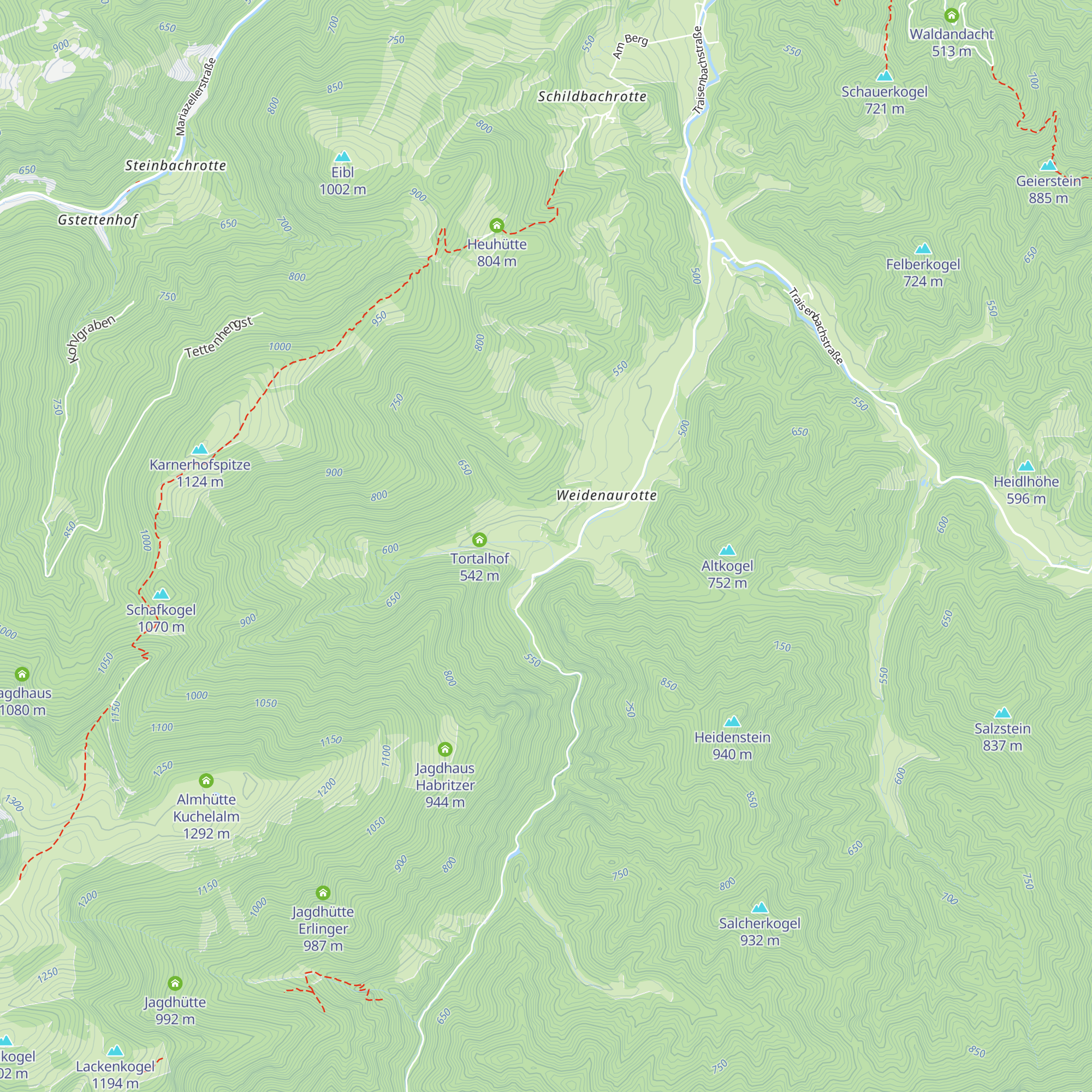 Hauptretzhof map