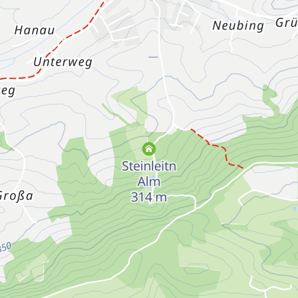 Map of Steinleitn Alm