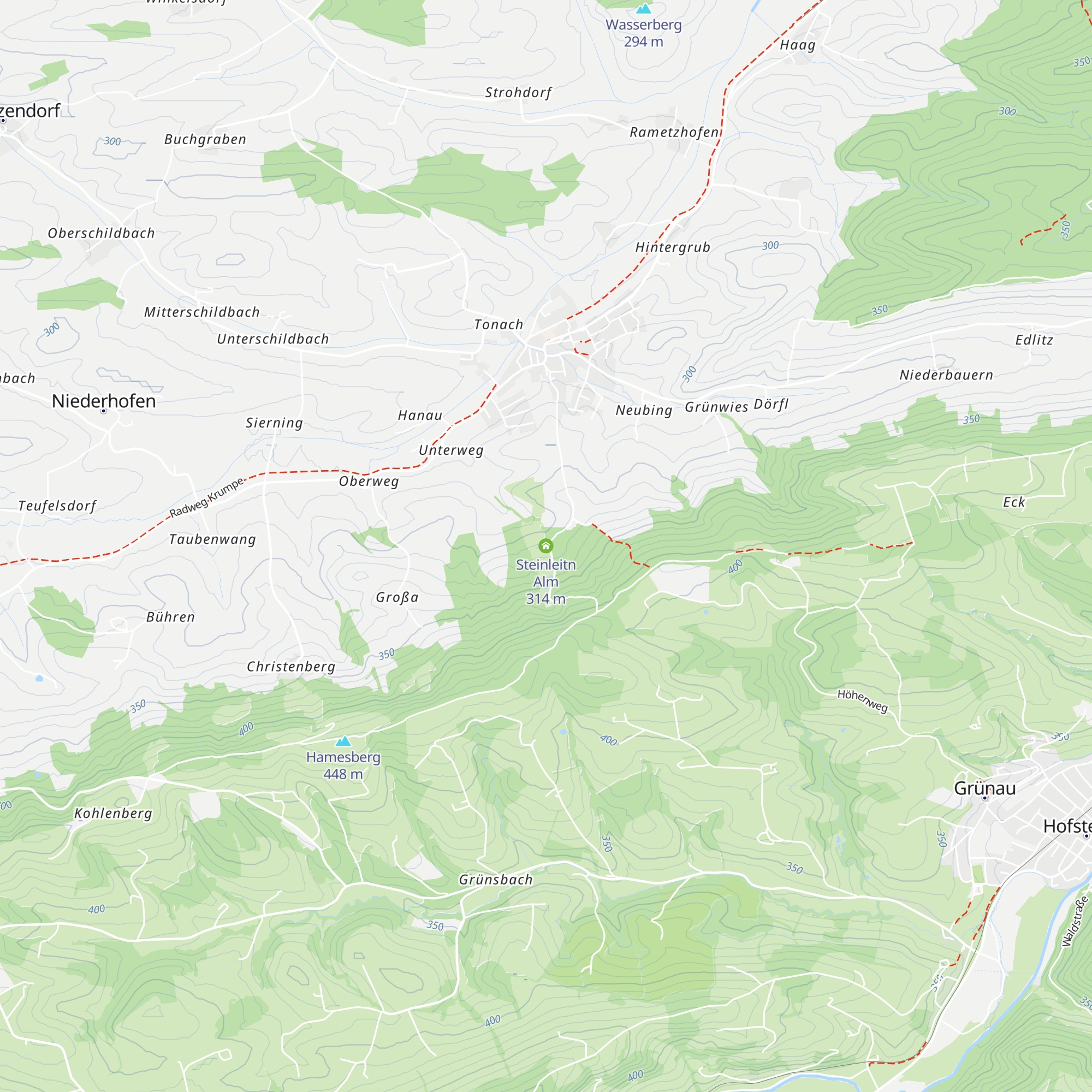 Steinleitn Alm map