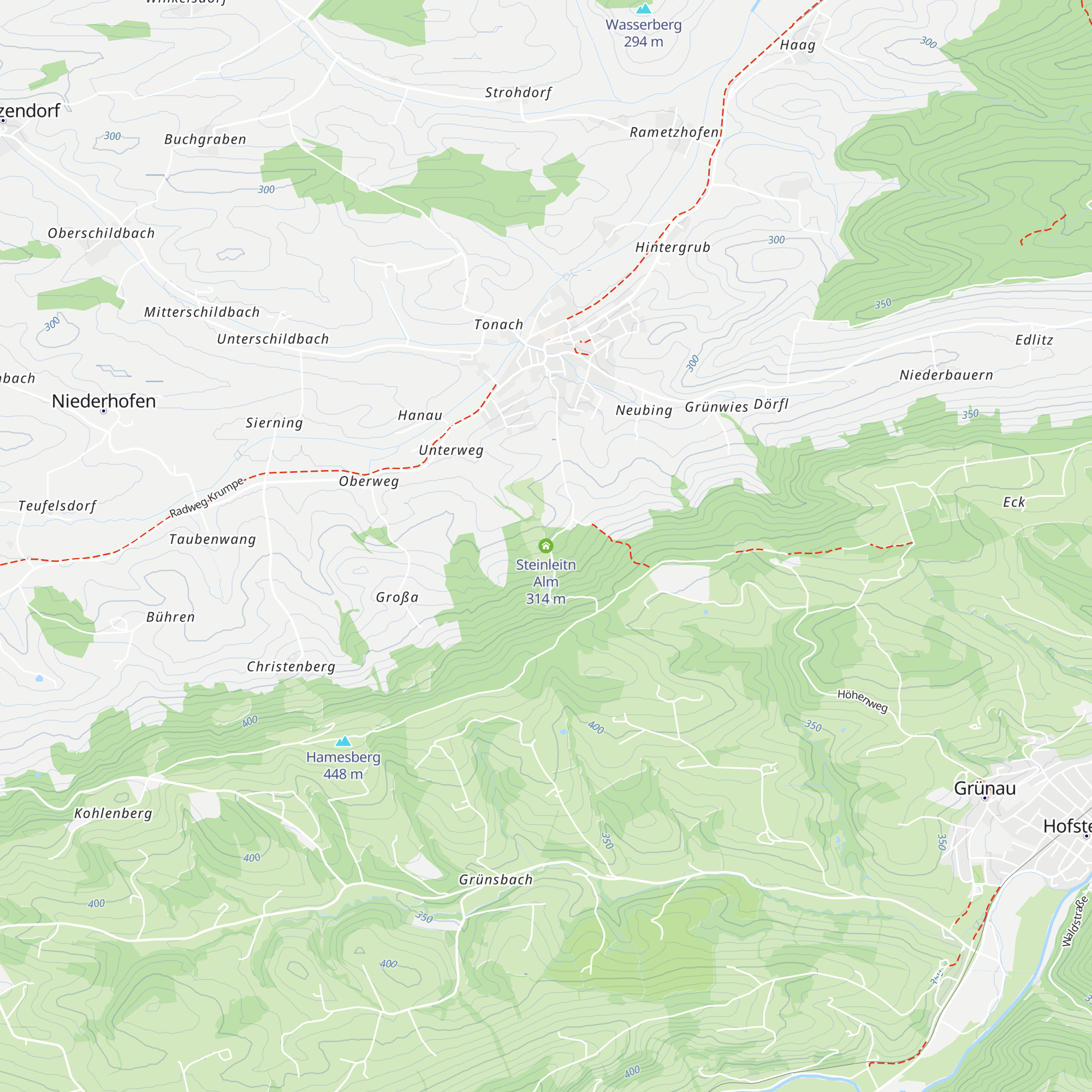 Steinleitn Alm map