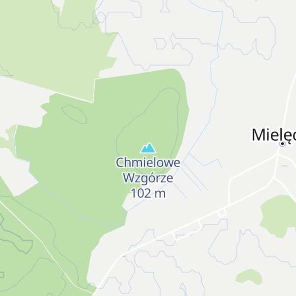 Map of Chmielowe Wzgórze