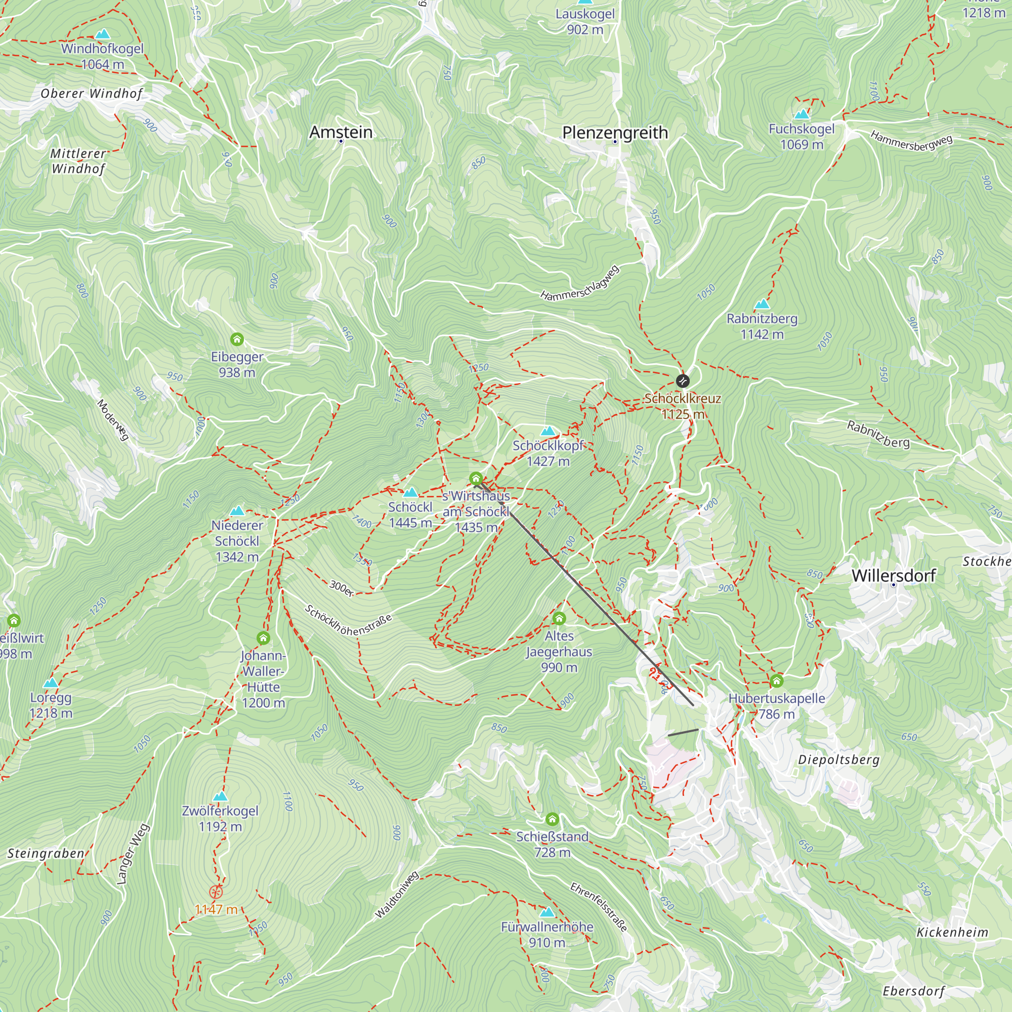Halterhütte map