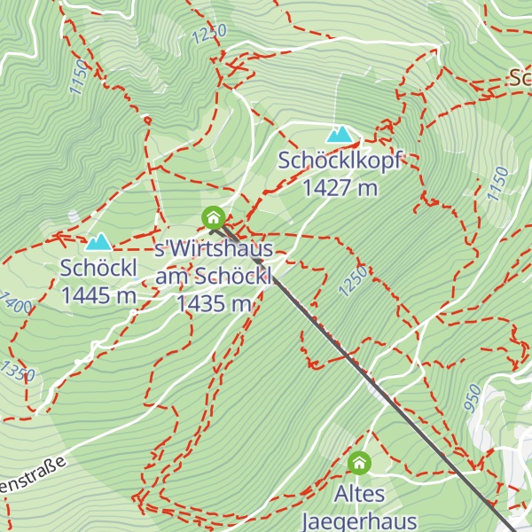 Map of Halterhütte