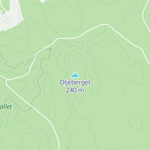 Map of Oljeberget