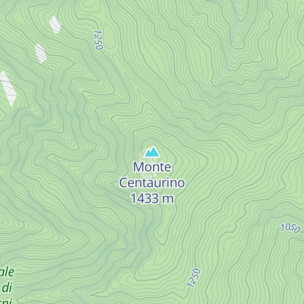 Map of Monte Centaurino