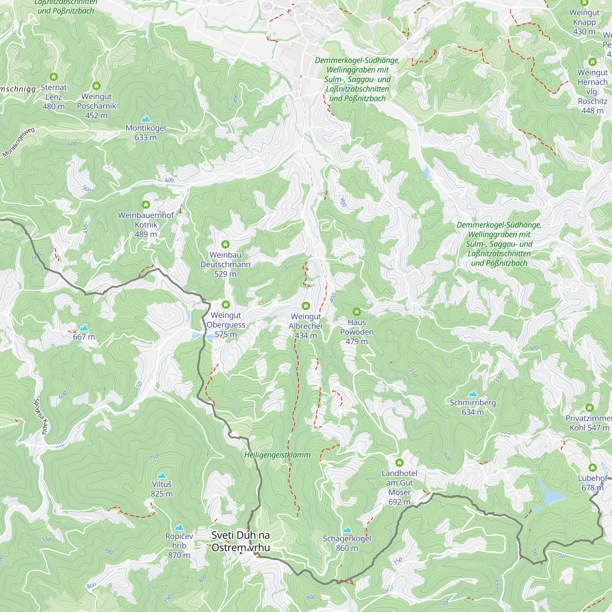 Weingut Albrecher map