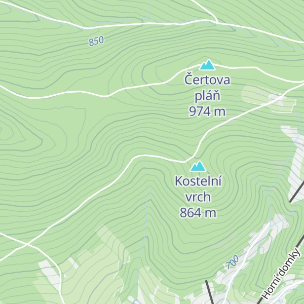 Map of Staropacká bouda